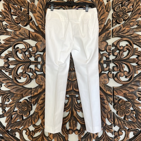 White Capri Pants - Nordstrom Slacks - Halogen White Ankle Length Pants - Size 0 - Picture 5 of 10
